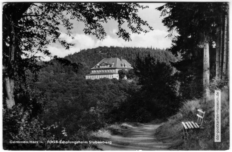 Blick zum FDGB-Erholungsheim "Stubenberg" - 1960