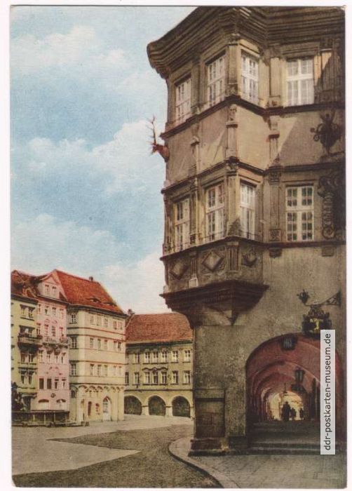 Schönhof am Untermarkt - ältestes Renaissancehaus Deutschlands - 1960