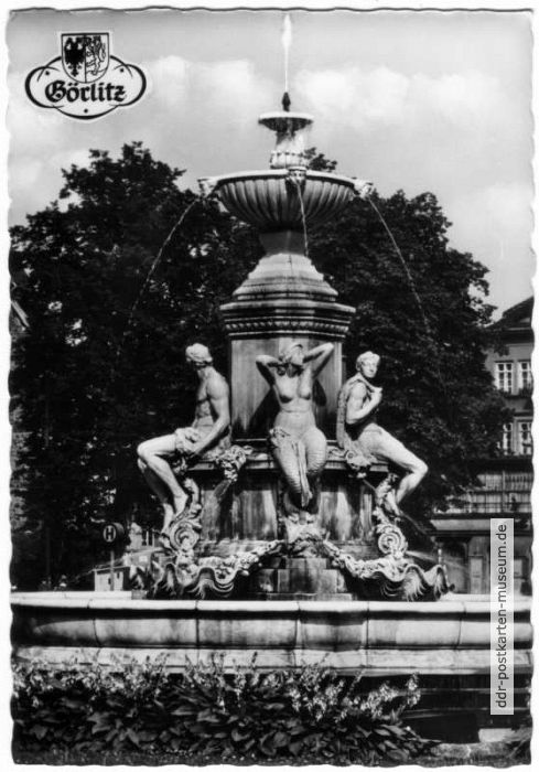 Brunnen auf dem Platz der Befreiung - 1968
