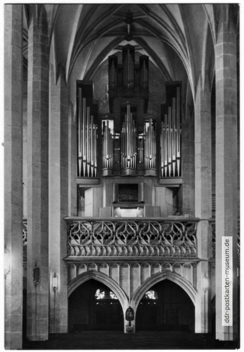 Frauenkirche, Blick zur Orgelempore - 1979