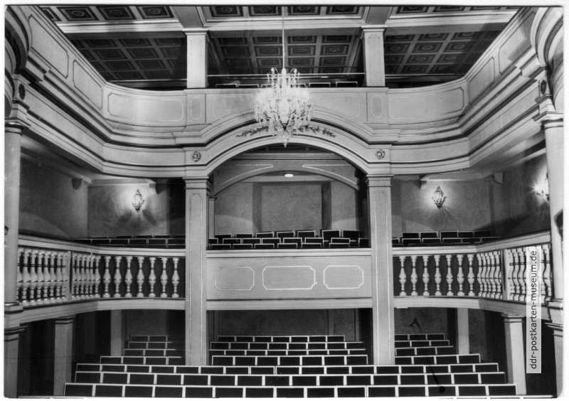 Zuschauerraum im Ekhofftheater - 1973