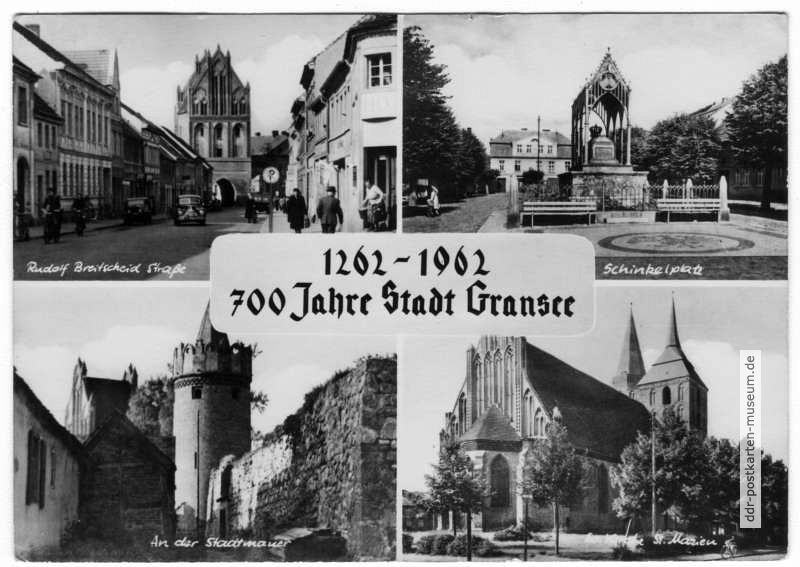 700 Jahre Stadt Gransee - 1962