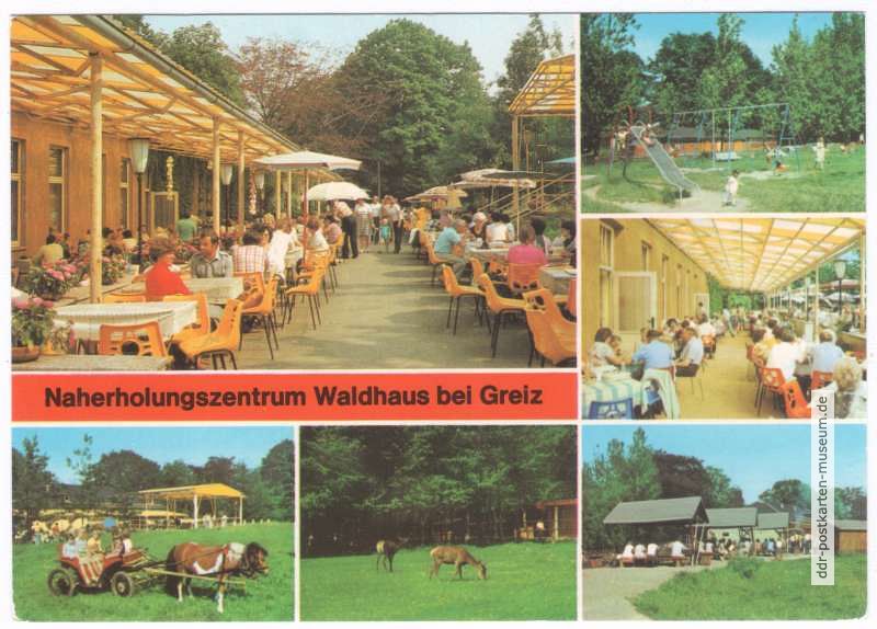 Naherholungszentrum Waldhaus bei Greiz - 1982