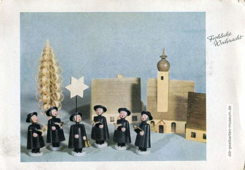 Fröhliche weihnacht (Erzgebirgische Volkskunst) - 1950
