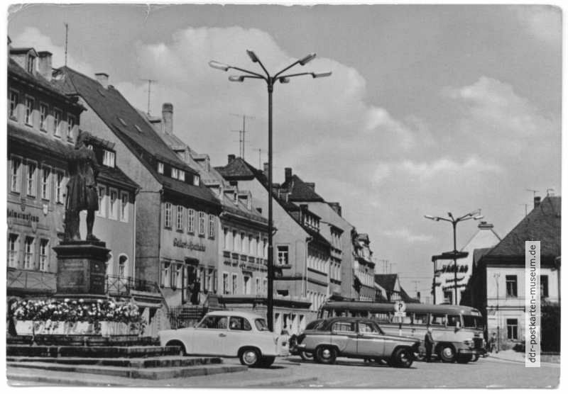 Markt (Platz der DSF), Gellert-Apotheke - 1965