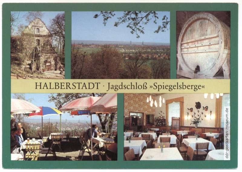Jagdschloß "Spiegelsberge" - 1981