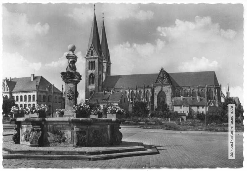 Holzmarktbrunnen und Dom - 1960