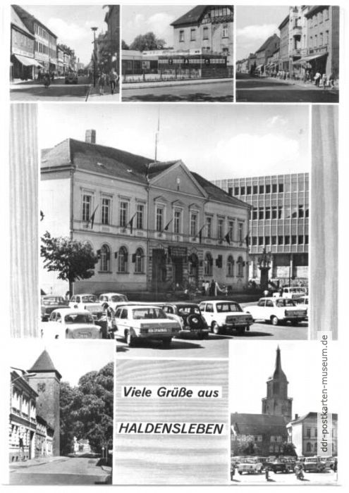 Viele Grüße aus Haldensleben, Rathaus mit Hochzeit - 1981