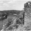 Ruine Giebichenstein, Blick ins Saaletal - 1980