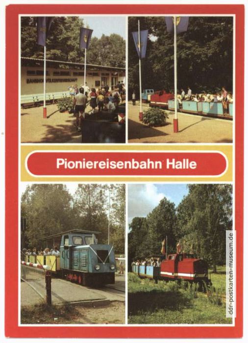 Pioniereisenbahn Halle - 1987