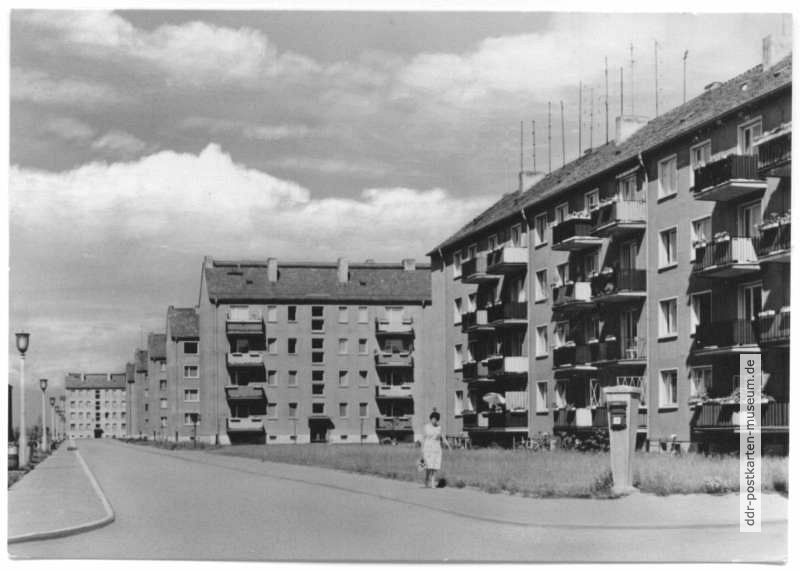 Neubauten an der Moskauer Straße - 1964
