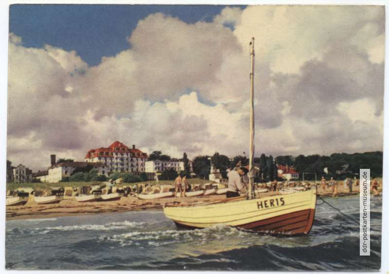 Strand mit FDGB-Heim "Solidarität" - 1961