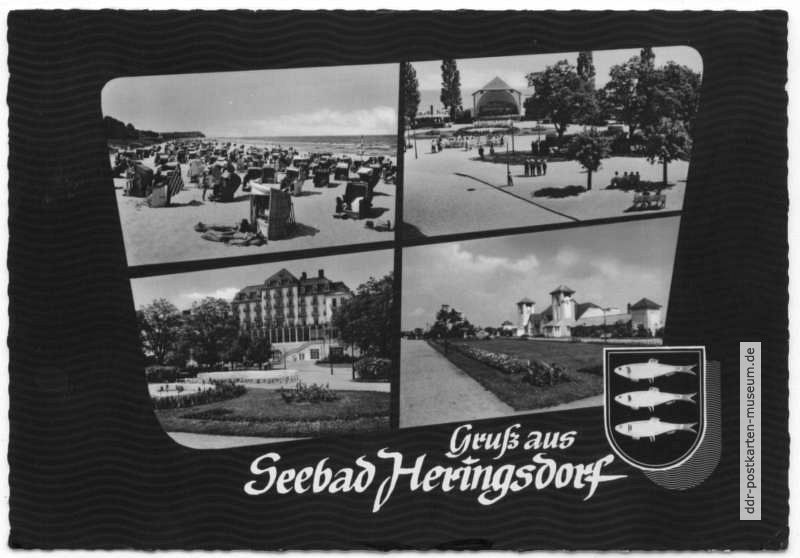 Gruß aus Seebad Heringsdorf - 1963