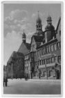 Rathaus mit St. Jakobikirche - 1952