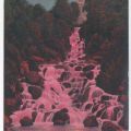 1. Ansichtskarte vom Kreuzberger Wasserfall, elektrisch