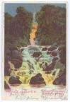 4. Ansichtskarte vom Kreuzberger Wasserfall, elektrisch