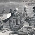 Poetische Darstellung einer Kriegsszene "Ich hatt` einen Kameraden" - 1914