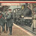 Deutsche Feldpostkarte aus besetztem Antwerpen zum Andenken an die Dienstzeit - 1916