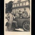 Private Fotopostkarte vom "Vatertag mit Kraftwagen" - 1928