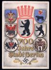 Offizielle Festpostkarte zum Jubiläum "700 Jahre Stadt Berlin" - 1937
