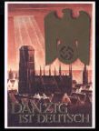 Propagandakarte nach Einnahme der "Freien Stadt Danzig" - 1939