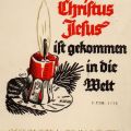DDR-Grußkarte zu Weihnachten von Kirchlichem Verlag - 1951