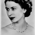 Fotopostkarte anläßlich der Krönung von Königin Elizabeth II - 1953