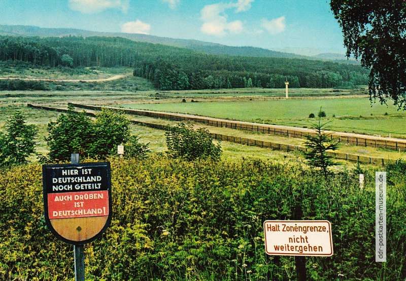 Zonengrenze im Harz "Hier ist Deutschland noch geteilt..." - 1975