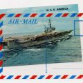 Air Mail-Postkarte aus Plastikfolie (Frankreich) - 1985