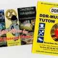Reklamepostkarten zweier DDR-Museen in Pirna (Sachsen) und Tutow (Mecklenburg) - 2001