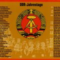 Ostalgie-Postkarte mit den Feier- / Ehren- und Gedenktagen der DDR