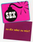 Reklamepostkarten für Sexshop / Wohnungsbau für Studenten