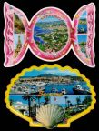 Italienische Souvenirpostkarten aus San Remo in kurioser Form - 2013