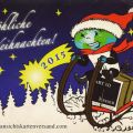 Weihnachtsgrußpostkarte der eBay-Kartenhändler Bartko & Reher (Berlin) von 2014