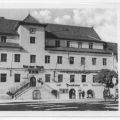 Rathaus mit HO-Gaststätte "Ratskeller" - 1955