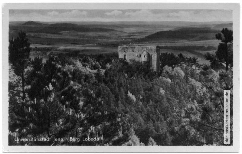 Burg Lobeda bei Jena - 1954