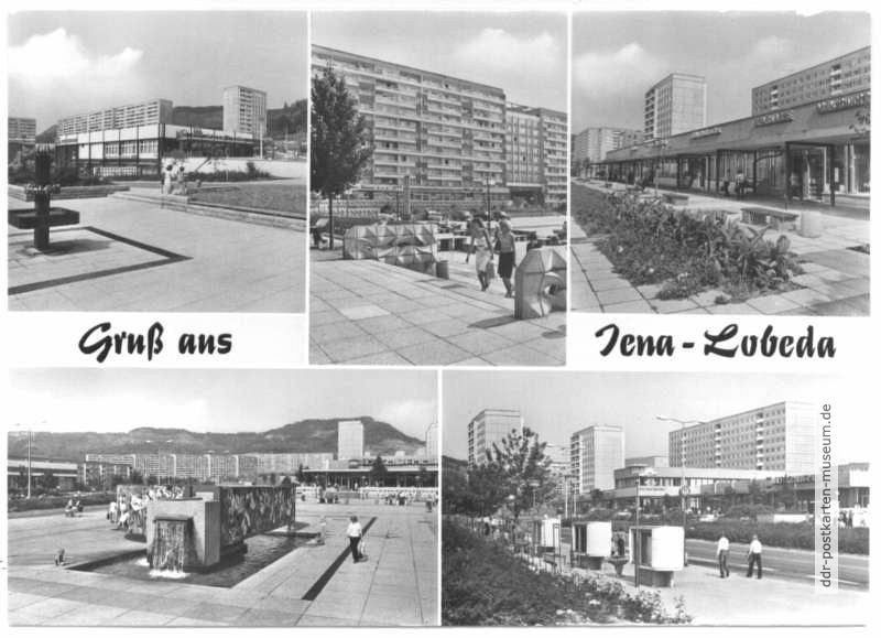 Gruß aus Jena-Lobeda - 1982