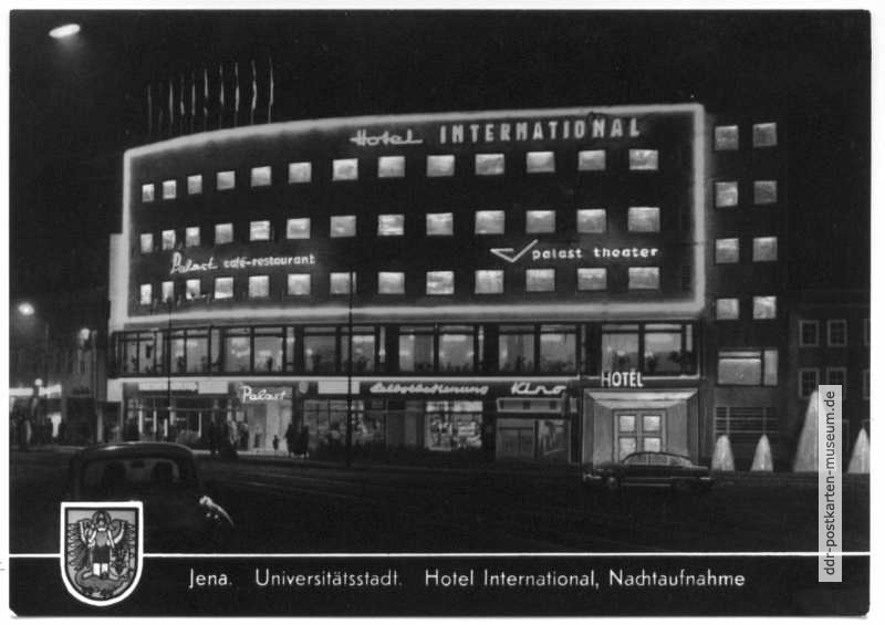 Hotel "International" bei Nacht - 1963