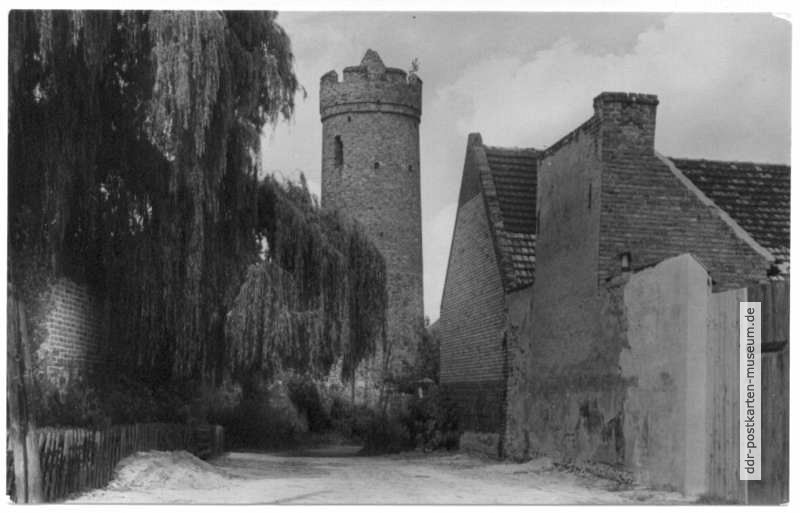 Alte Stadtmauer mit Pulverturm - 1961