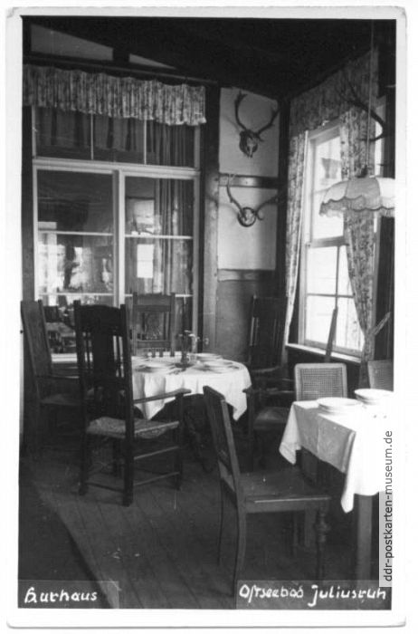 Gastraum im Kurhaus - 1952