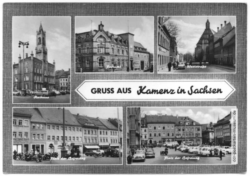 Gruss aus Kamenz in Sachsen - 1967