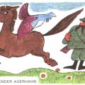 Karl Schraders Jägerlatein: "Abreitender Auerhahn" - 1977