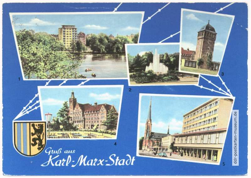Gruß aus Karl-Marx-Stadt - 1965