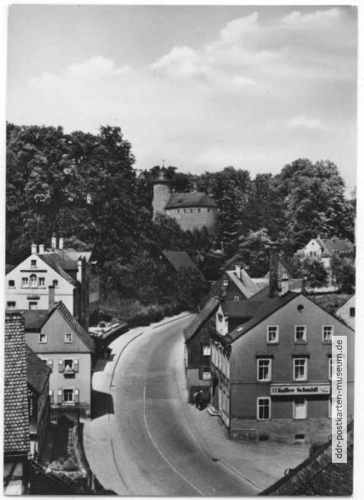 Blick zur Burg Rabenstein - 1962