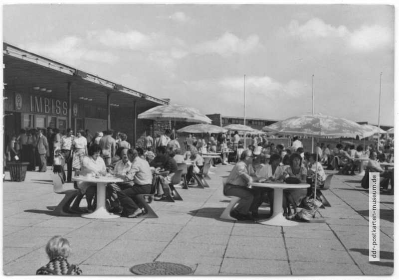 Naherholungszentrum Rabenstein, Terrasse am Stausee - 1979