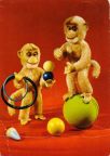 Affen spielen Ball - 1961