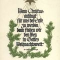 Weihnachtskarte mit Zitat von Bodelschwingh - 1957
