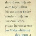 Spruchkarte mit Zitat von Ernst Modersohn - 1964