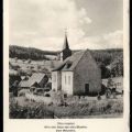 Spruchkarte mit Zitat von Paul Gerhardt, Kirche in Oberhasel (Thür.) - 1960