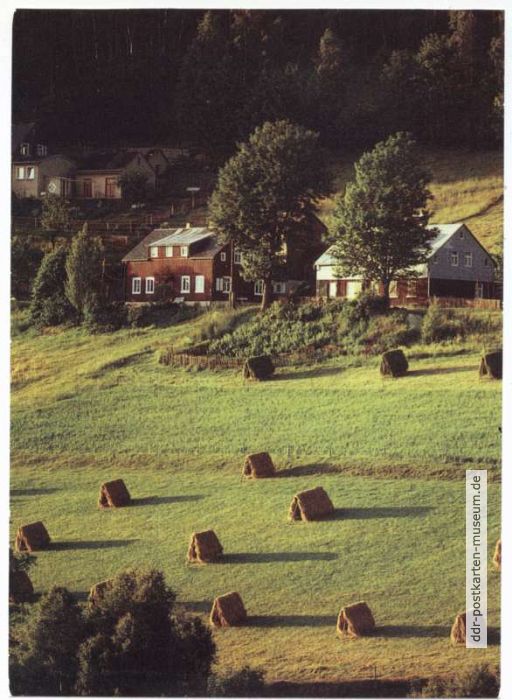 Blick zur Siedlung Dreihöfen - 1987